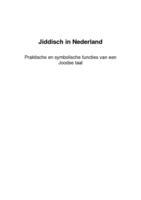 Jiddisch in Nederland