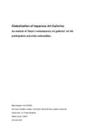 Globalization of Japanese Art Galleries: An analysis of Tokyo’s contemporary art galleries’ art fair participation and artist nationalities