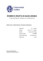 Women’s rights in Saudi Arabia: Pushing Saudi Arabia to compliance