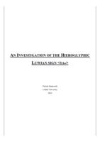 An investigation of the Luwian Hieroglyph <sa5>