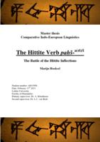 The Hittite Verb pahs-a(ri/i); the Battle of the Hittite Inflections