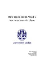 How greed keeps Assad’s fractured army in place