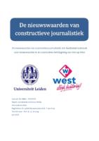 De nieuwswaarden van constructieve journalistiek