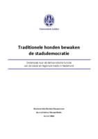 Traditionele honden bewaken de stadsdemocratie