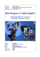 Red dragon or white knight? Analysing Dutch news coverage on the People’s Republic of China