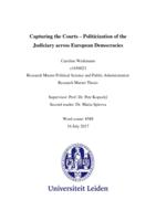 Capturing the courts: Partizipation of the judiciary across European Democracies