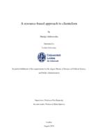 A resource-based approach to clientelism
