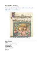 The People's Bestiary: Textual and Visual Transformations of the Bestiary Through Different Socioeconomic Classes