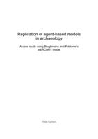 Replication of agent-based models in archaeology: a case study using Brughmans and Poblome’s MERCURY model