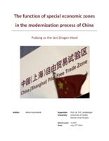 The function of Special Economic Zones in the modernization process of China
