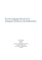 Second Language Education for Immigrant Children in the Netherlands