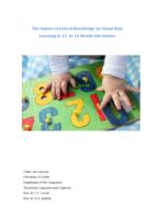The Impact of Lexical Knowledge on Visual Rule Learning in 12- to 14-Month-Old Infants.