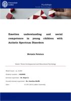 Emotion understanding and social competence in young children with Autistic Spectrum Disorders