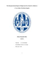 The Intergenerational Impact of Stigma faced by Female Ex-Abductees: A Case Study of Northern Uganda