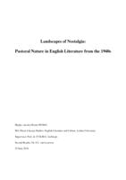 Landscapes of Nostalgia: Pastoral Nature in English Literature from the 1940s