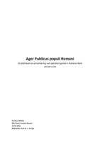 Ager publicus Populi Romani. De distributie en privatisering van openbare grond in Romeins Italië, 133-44 v.Chr.