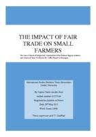 The impact of FT on small farmer; The Case of Union of Indigenous Communities of the Isthmus Region in Mexico and Society of Small Producers for Coffee Export in Nicaragua