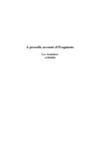 A prosodic account of fragments