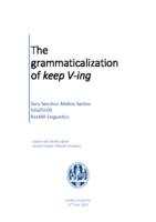 The grammaticalization of Keep V-ing
