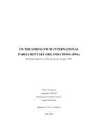 On the strength of international parliamentary organisations (IPOs): The relationship between wealth and the strength of IPOs