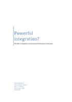 Powerful integration? The effect of integration on International Parliamentary Institutions