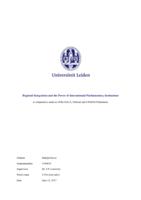 Regional integration and the power of international parliamentary institutions: A comparative analysis of the EALA, Parlasur and UEMOA Parliament