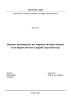 Migration, Non-integration and Integration of Cingani (Gypsies) in the Republic of Venice During the Early Modern Age