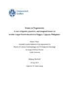 Scales in negotiation; A case of legacies, practices, and imagined futures inmother tongue-based education in Baggao, Cagayan, Philippines