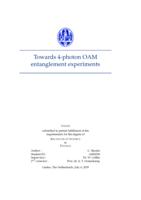 Towards 4-photon OAM entanglement experiments