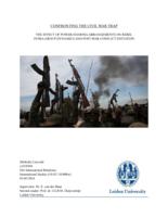 Confronting the Civil War Trap. The effect of power-sharing arrangements on rebel intra-group dynamics and post-war conflict initiation.