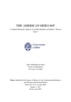 The American Hero M/F: A Critical Discourse Analysis of Gender Identities in Obama’s ‘War on  Terror’