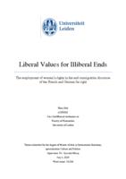 Liberal Values for Illiberal Ends: The Employment of Women’s Rights in the Anti-Immigration Discourse of the French and German Far Right