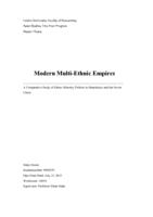 Modern Multi-Ethnic Empires: A Comparative Study of Ethnic Minority Policies in Manchukuo and the Soviet Union