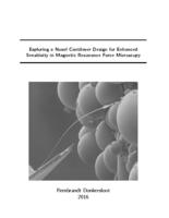 Exploring a novel cantilever design for enhanced sensitivity in magnetic resonance force microscopy