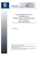 Visual Association Test (VAT) recognition trial: Difference between older patients with aMCI or AD and VCI or VaD diseases