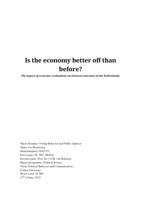 Is the economy better off than before?