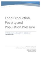 Food Production, Poverty and Population Pressure: Do States Have a Moral Duty to Reduce Meat Consumption?