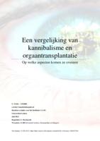 Een vergelijking tussen kannibalisme en orgaantransplantatie