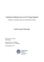 Digitaal moddergooien in het Trump-tijdperk: Negatieve campagnevoering in het Amerikaanse Congres