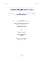 The Belt’s buckle and beyond. On China’s power through its Belt and Road initiative using the case of Kazakhstan