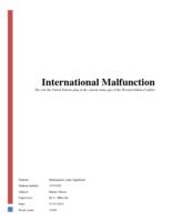 International Malfunction: The role the United Nations play in the current status quo of the Western Sahara Conflict