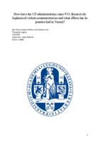 How have the US administrations since 9/11 discursively legitimised violent counterterrorism and what effects has its practice had in Yemen?