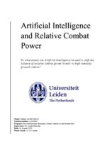 Artificial Intelligence and Relative Combat Power