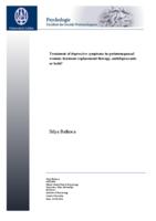 Treatment of depressive symptoms in perimenopausal women: Hormone replacement therapy, antidepressants or both?