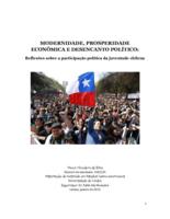 Modernidade, prosperidade econômica e desencanto político: reflexões sobre a participação política da juventude chilena