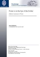 Power in the eye of the holder: A bottom-up analysis of power