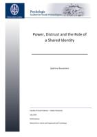 Power, distrust and the role of a shared identity