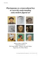 Physiognomy as a transcultural key to correctly understanding early modern figural art