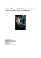 Reviewers Sharp as a Knife: The Reception of La Sakakin fi Matabikh Hadhihi al-Madina by Khaled Khalifa