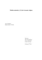 'Mediterranisation' of Celto-Germanic religion